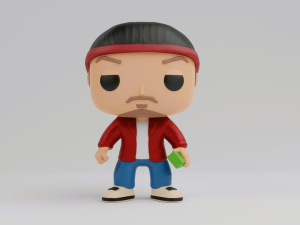 Jesse pinkman funko pop from breaking bad 3D Print Model
