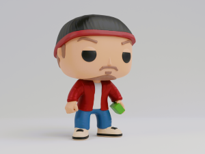 Jesse pinkman funko pop from breaking bad Model Cetak 3D