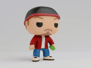 Jesse pinkman funko pop from breaking bad 3D Print Model