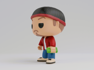 Jesse pinkman funko pop from breaking bad Model Cetak 3D