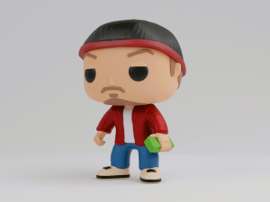 Jesse pinkman funko pop from breaking bad Model Cetak 3D