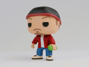 Jesse pinkman funko pop from breaking bad 3D Print Model