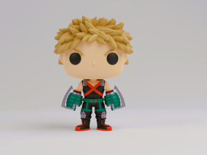 Bakugo funko model from my hero academia Modelo de impresión 3D