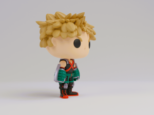 Bakugo funko model from my hero academia 3D Print Model