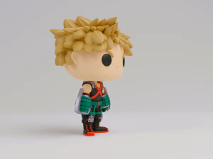 Bakugo funko model from my hero academia 3D Print Model