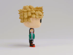 Bakugo funko model from my hero academia 3D Print Model