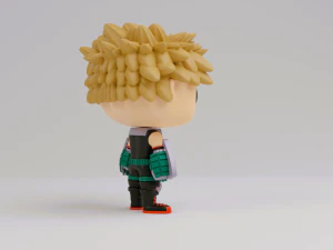 Bakugo funko model from my hero academia 3D Print Model