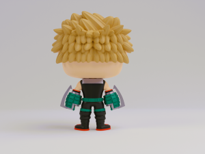 Bakugo funko model from my hero academia 3D Print Model