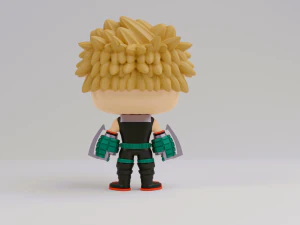Bakugo funko model from my hero academia 3D Print Model