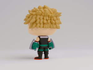 Bakugo funko model from my hero academia 3D Print Model