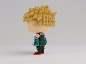Bakugo funko model from my hero academia 3D Print Model