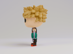 Bakugo funko model from my hero academia 3D Print Model