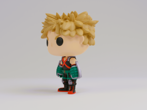 Bakugo funko model from my hero academia 3D Print Model