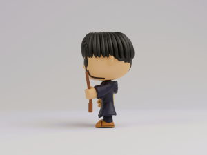 Mash funko model from mashle magic and muscles 3D Print Model