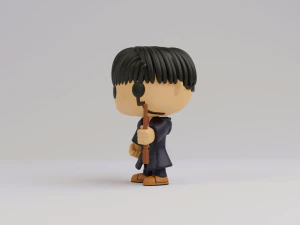 Mash funko model from mashle magic and muscles 3D Print Model