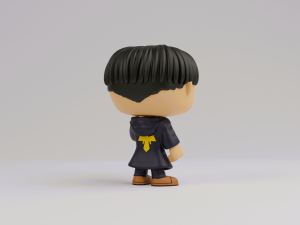 Mash funko model from mashle magic and muscles 3D Print Model