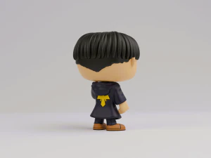 Mash funko model from mashle magic and muscles 3D Print Model
