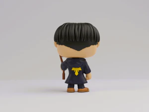 Mash funko model from mashle magic and muscles 3D Print Model