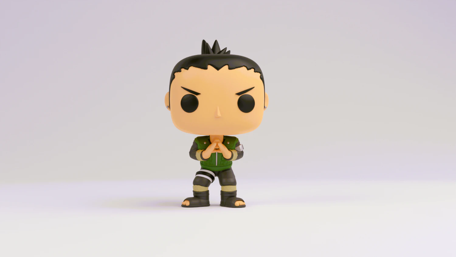 Shikamaru Nara funko model from naruto shippuden 3D Print Model .c4d .max .obj .3ds .fbx .stl .blend 