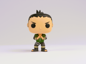 Shikamaru Nara funko model from naruto shippuden 3D 프린트 모델