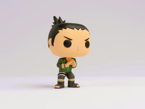 Shikamaru Nara funko model from naruto shippuden 3D Print Model