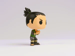 Shikamaru Nara funko model from naruto shippuden 3D Print Model