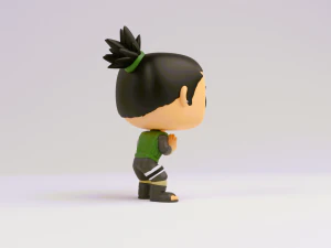 Shikamaru Nara funko model from naruto shippuden 3D Print Model