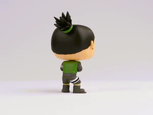 Shikamaru Nara funko model from naruto shippuden 3D Print Model