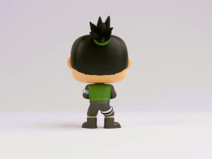 Shikamaru Nara funko model from naruto shippuden 3D Print Model