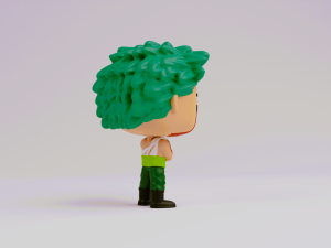 Zoro Nothing Happened funko model from one piece 3D Print Model