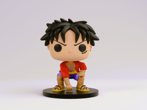 Luffy funko model from one piece 3D Print Model