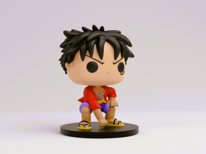 Luffy funko model from one piece 3D Принт Модель