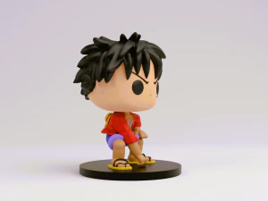Luffy funko model from one piece 3D Print Model