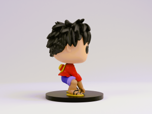 Luffy funko model from one piece 3D Принт Модель