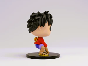 Luffy funko model from one piece 3D Print Model