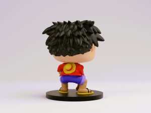 Luffy funko model from one piece 3D Принт Модель