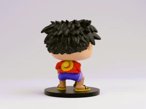 Luffy funko model from one piece 3D Print Model