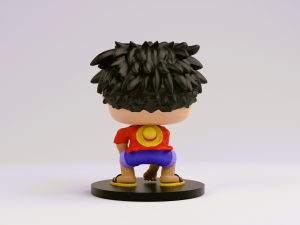 Luffy funko model from one piece 3D Принт Модель