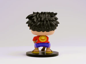 Luffy funko model from one piece 3D Print Model