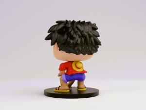 Luffy funko model from one piece 3D Принт Модель
