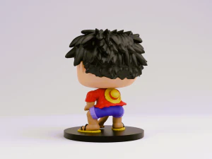 Luffy funko model from one piece 3D Print Model