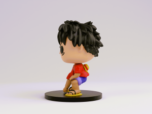Luffy funko model from one piece 3D Принт Модель