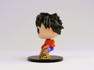 Luffy funko model from one piece 3D Print Model