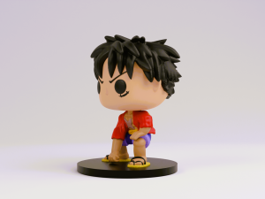 Luffy funko model from one piece 3D Принт Модель