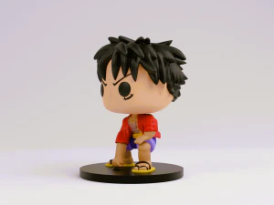 Luffy funko model from one piece 3D Print Model