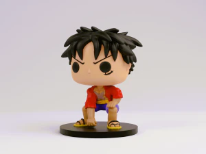 Luffy funko model from one piece 3D Print Model