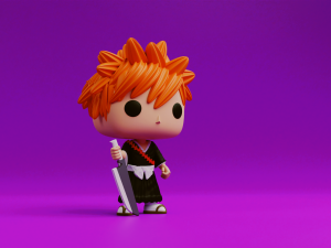 Ichigo Kurosaki funko model from the anime Bleach 3D Druckmodell