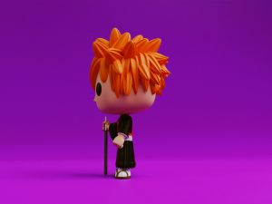 Ichigo Kurosaki funko model from the anime Bleach 3D Druckmodell
