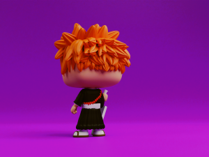 Ichigo Kurosaki funko model from the anime Bleach 3D Druckmodell
