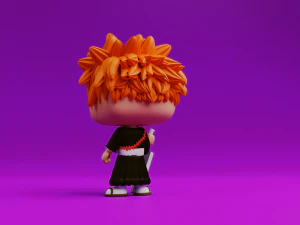 Ichigo Kurosaki funko model from the anime Bleach 3D Print Model